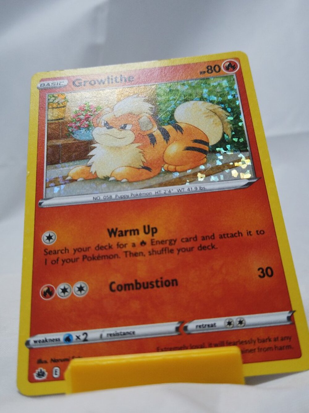 Pokemon Growlithe 4/15 McDonald's Collection 2022 Holo None MP